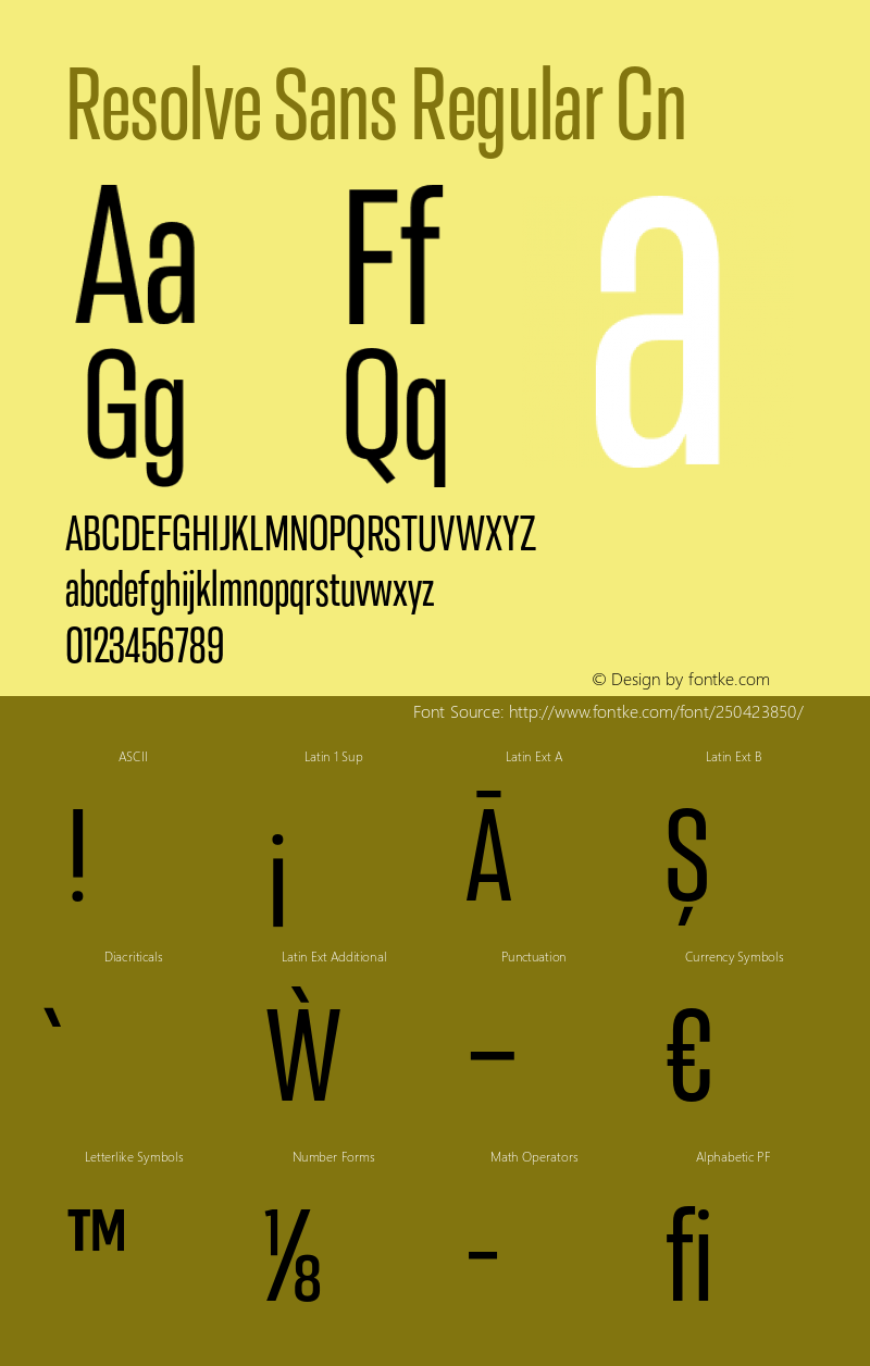 Resolve Sans Regular Cn Version 1.000;hotconv 1.0.109;makeotfexe 2.5.65596图片样张