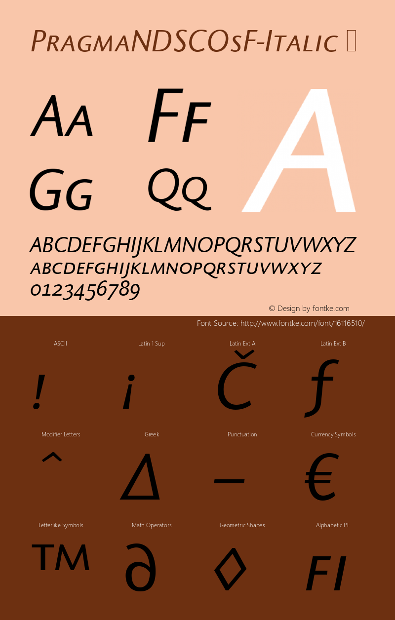 PragmaNDSCOsF-Italic ☞ Version 1.10;com.myfonts.easy.neufville.pragma-nd.sc-osf-italic.wfkit2.version.Qt5图片样张