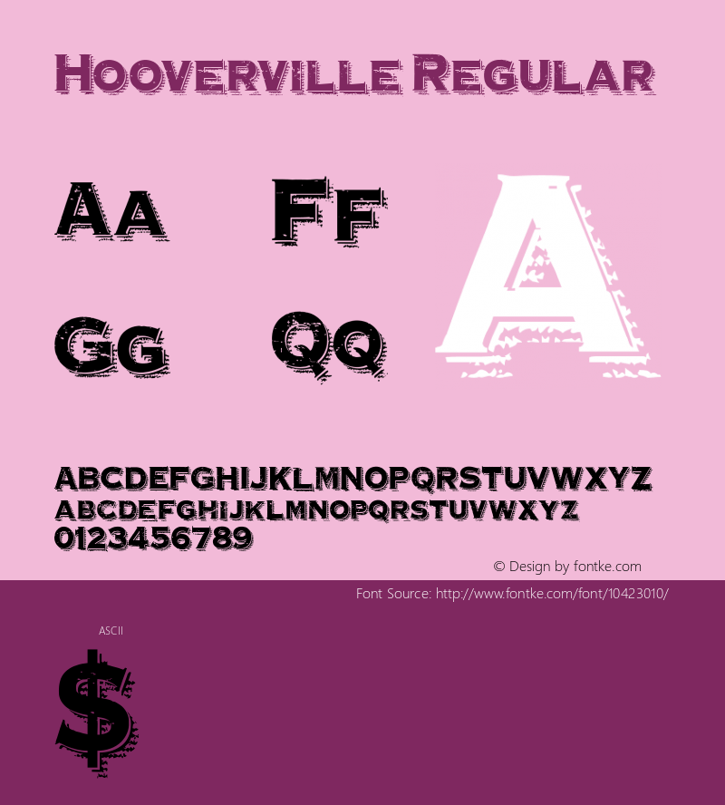 Hooverville Regular Version 1.000 - DEMO图片样张