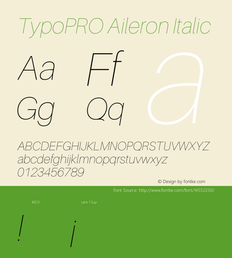 TypoPRO Aileron Italic Version 1.000;PS 001.000;hotconv 1.0.70;makeotf.lib2.5.58329图片样张