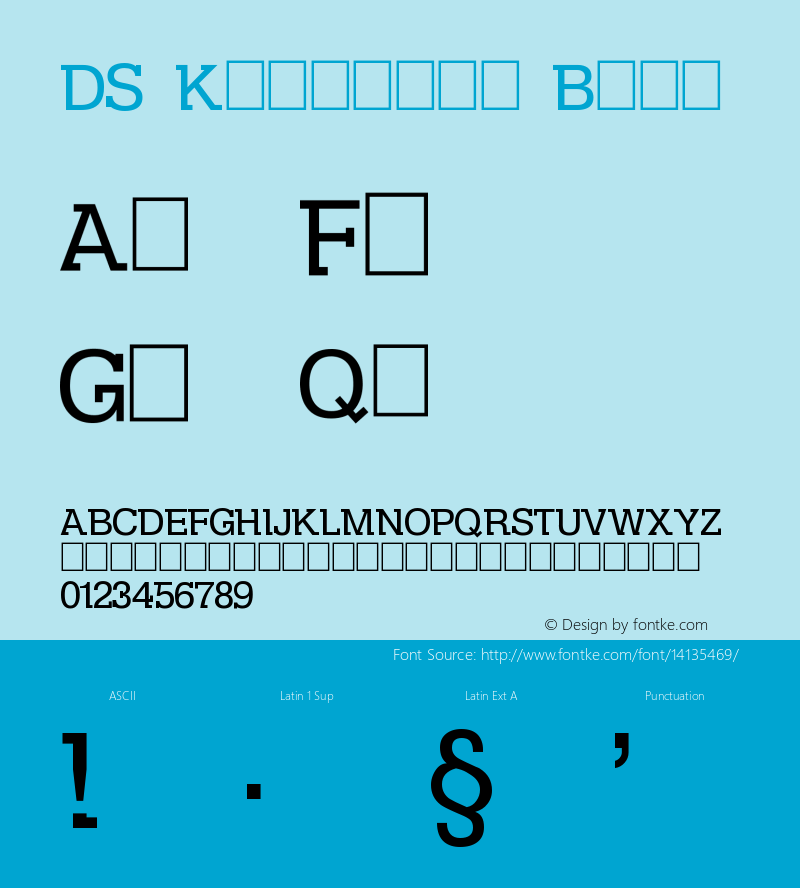 DS Kolovrat Book Version 1.1 - cyrillic fonts图片样张