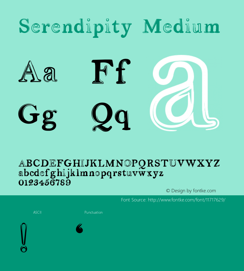 Serendipity Medium Version 1.0图片样张