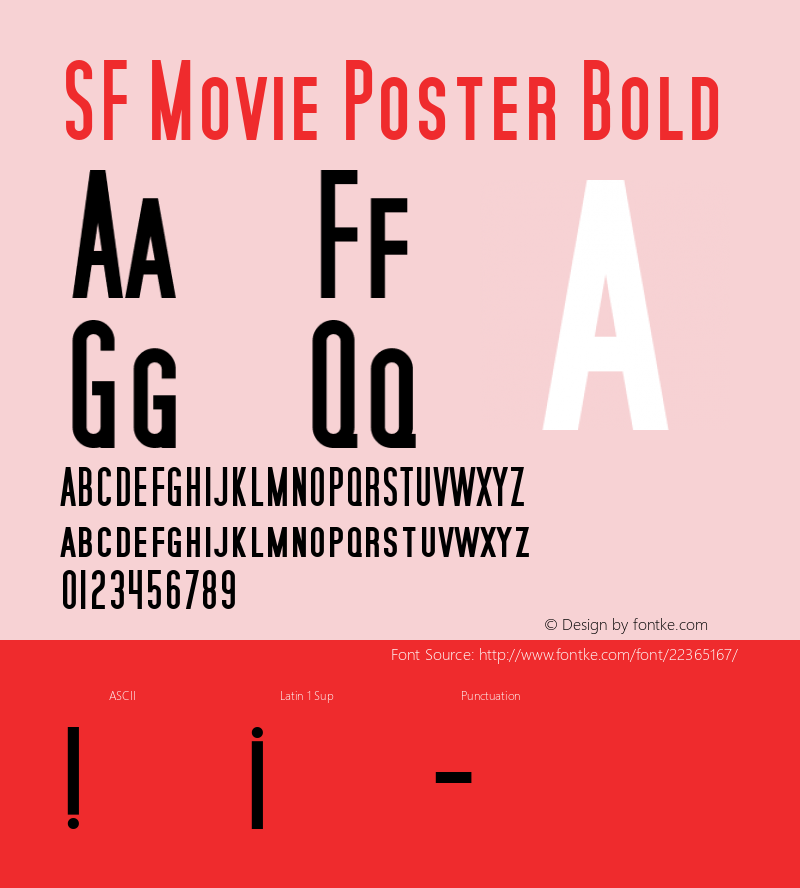 SF Movie Poster  Bold Macromedia Fontographer 4.1.5 5/24/99图片样张