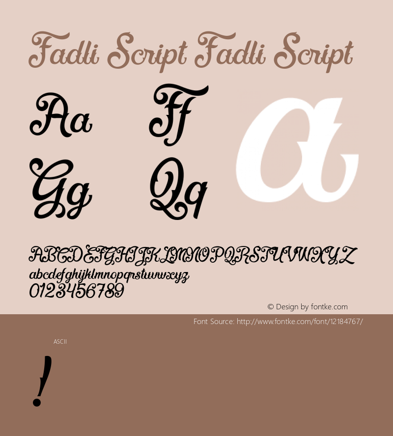 Fadli Script Fadli Script Version 1.00 February 27, 2015, initial release图片样张