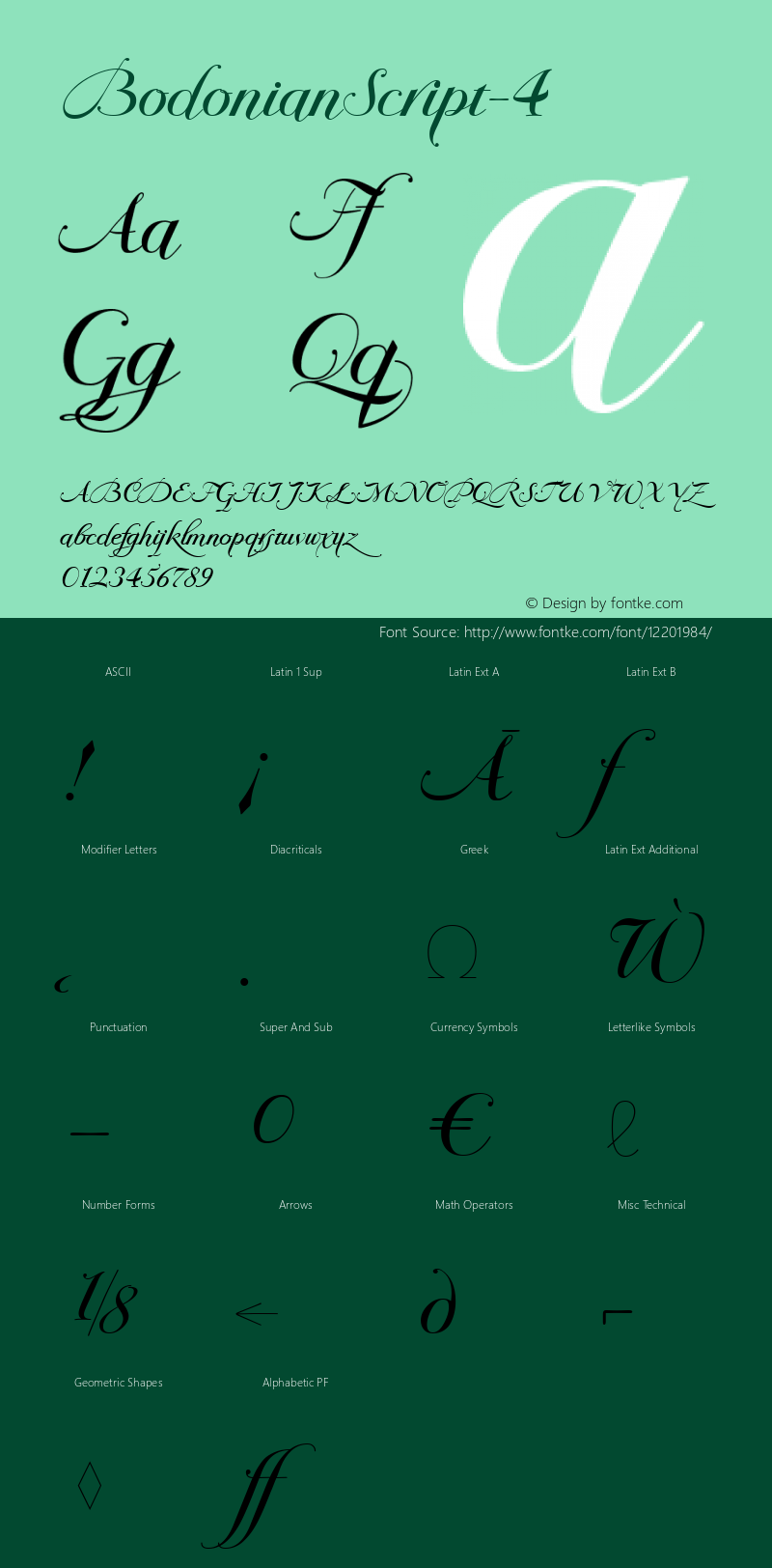BodonianScript-4 ☞ Version 001.000;com.myfonts.easy.wiescherdesign.bodonian-script.4.wfkit2.version.3PmD图片样张