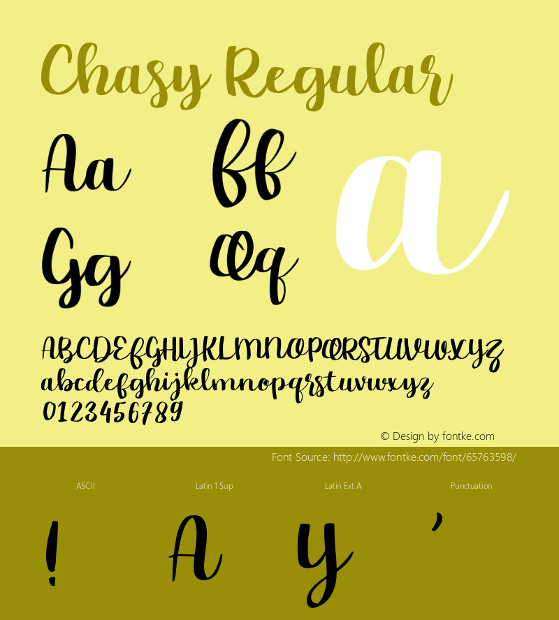 Chasy Version 1.011;Fontself Maker 3.4.0图片样张