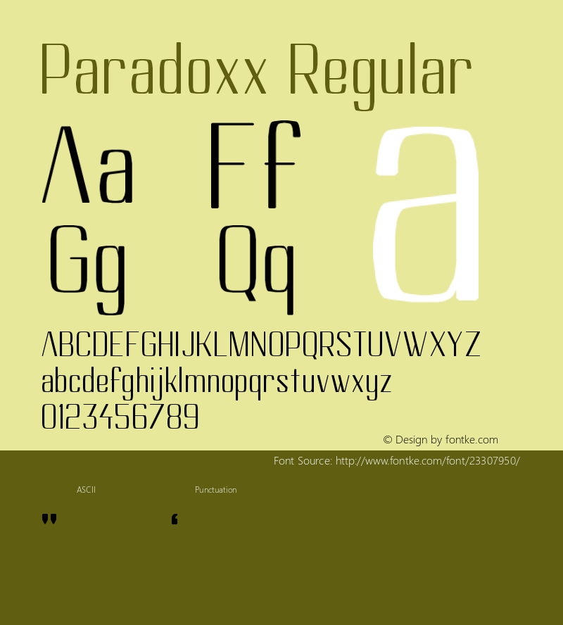 Paradoxx Regular Version 1.0图片样张