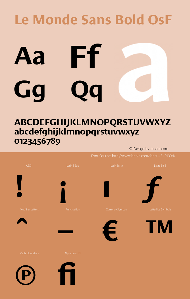 Le Monde Sans Bold OsF 001.000图片样张