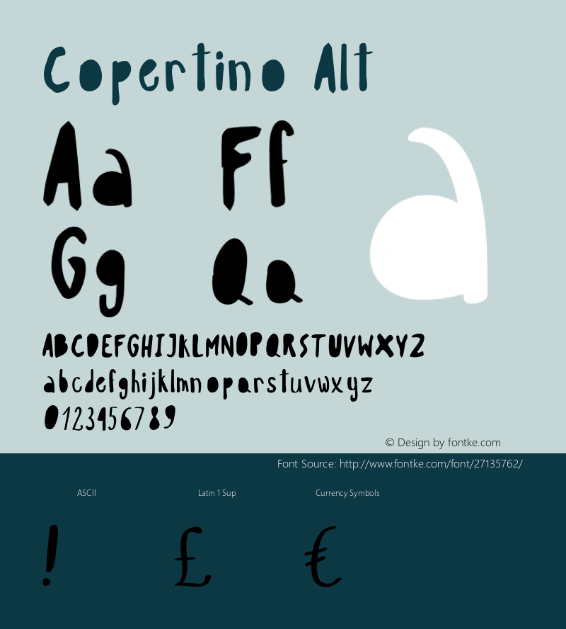 Copertino Alt Version 1.000;PS 001.000;hotconv 1.0.70;makeotf.lib2.5.58329图片样张