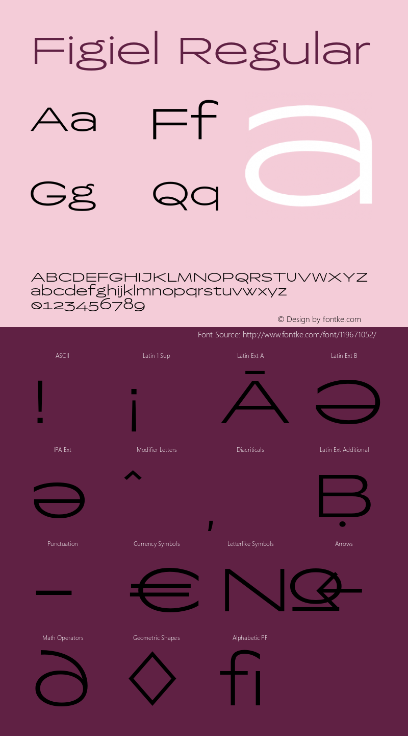 Figiel-Regular Version 1.000;hotconv 1.0.109;makeotfexe 2.5.65596图片样张