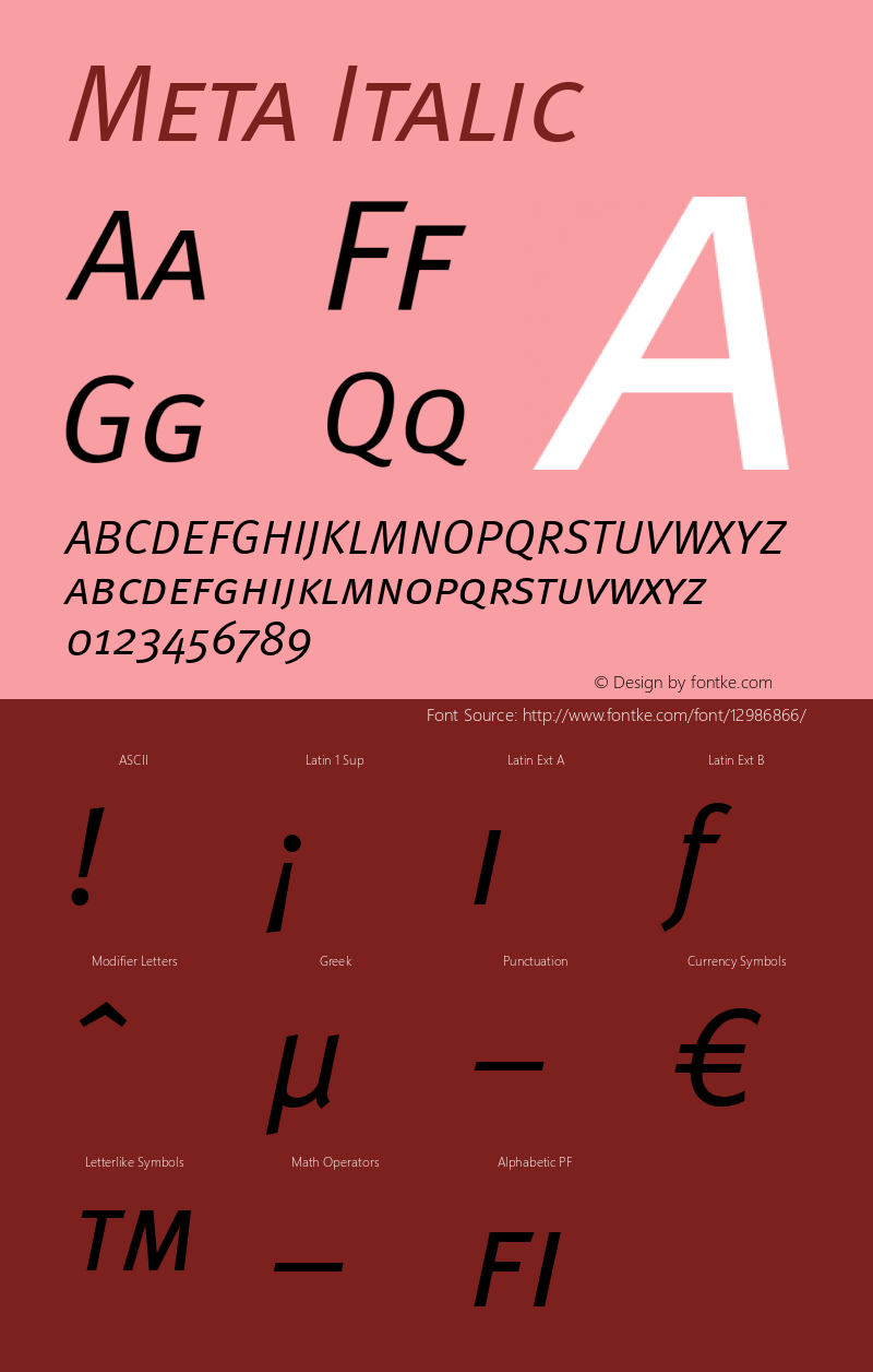 Meta Italic 004.301图片样张