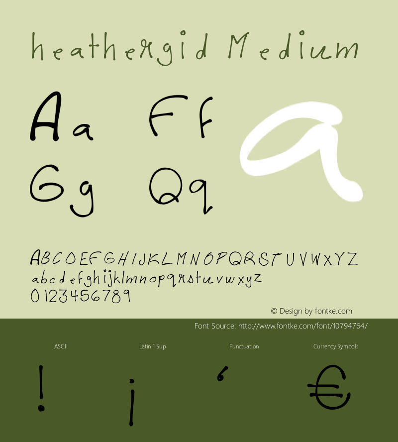 heathergid Medium Version 001.000图片样张