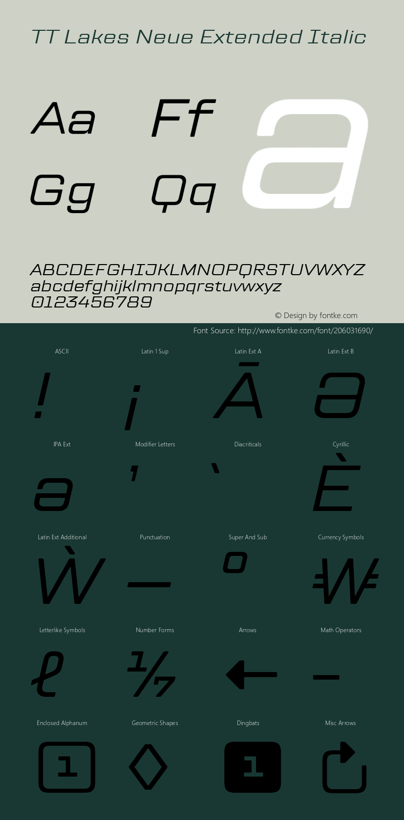 TT Lakes Neue Extended Italic Version 1.100.14042021图片样张