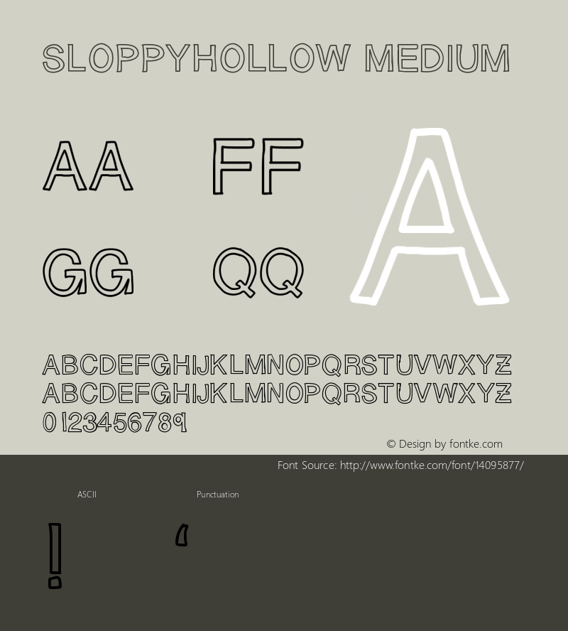 SloppyHollow Medium Version 001.000图片样张