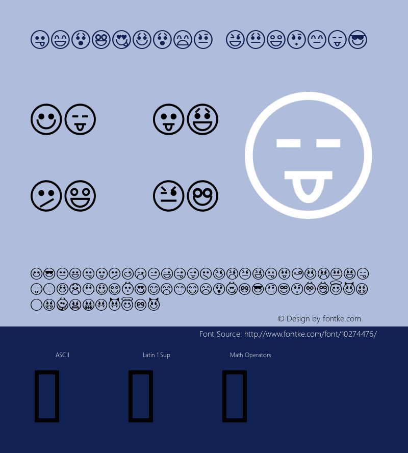 Emoticons Regular 1.0图片样张