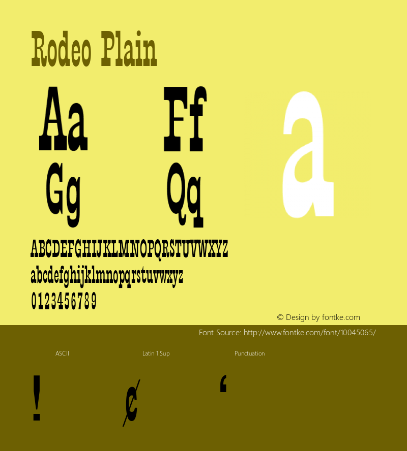 Rodeo Plain 001.001图片样张