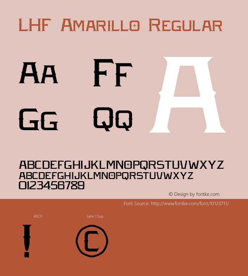 LHF Amarillo Regular 000.000图片样张