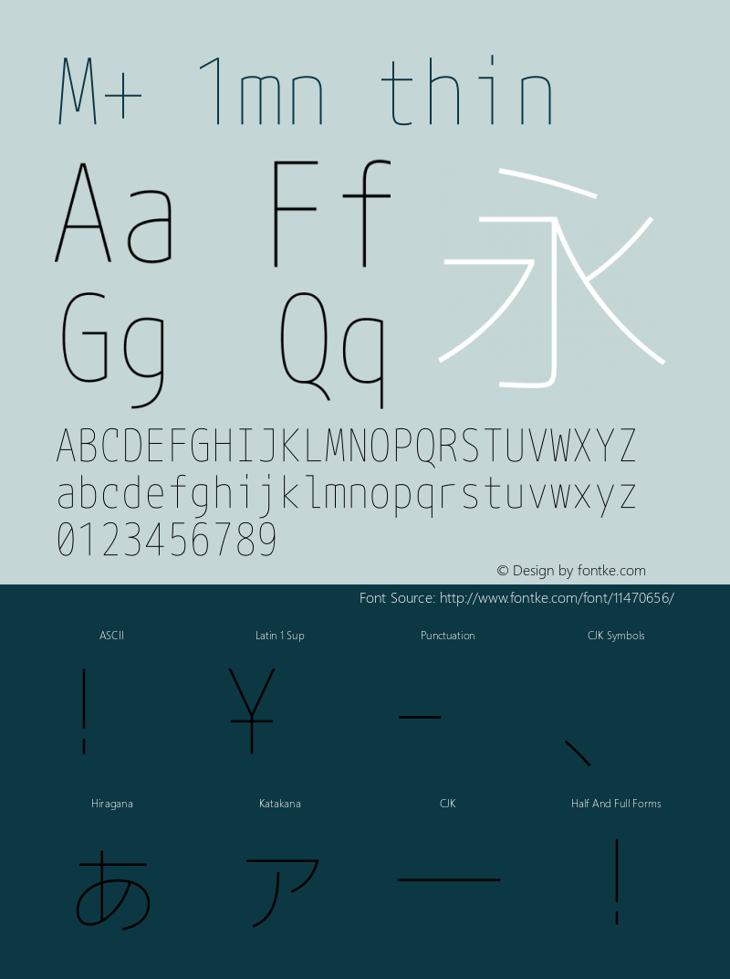 M+ 1mn thin Version 1.012图片样张