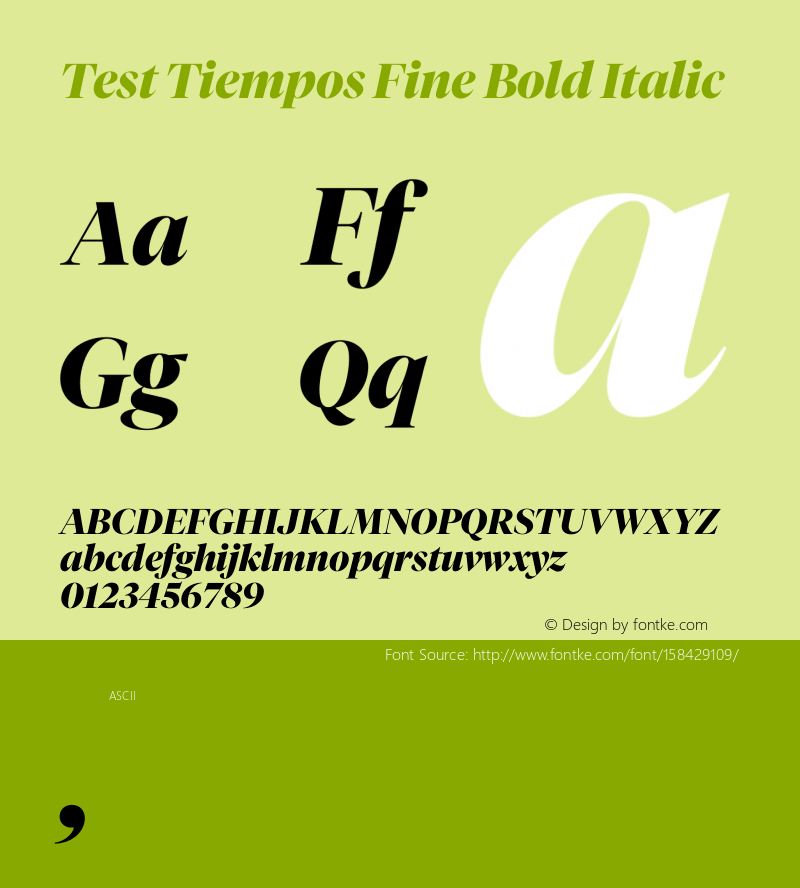 Test Tiempos Fine Bold Italic Version 1.007;hotconv 1.0.116;makeotfexe 2.5.65601图片样张