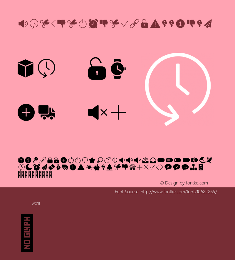 Panton Icons D Fill Bold Version 1.000图片样张