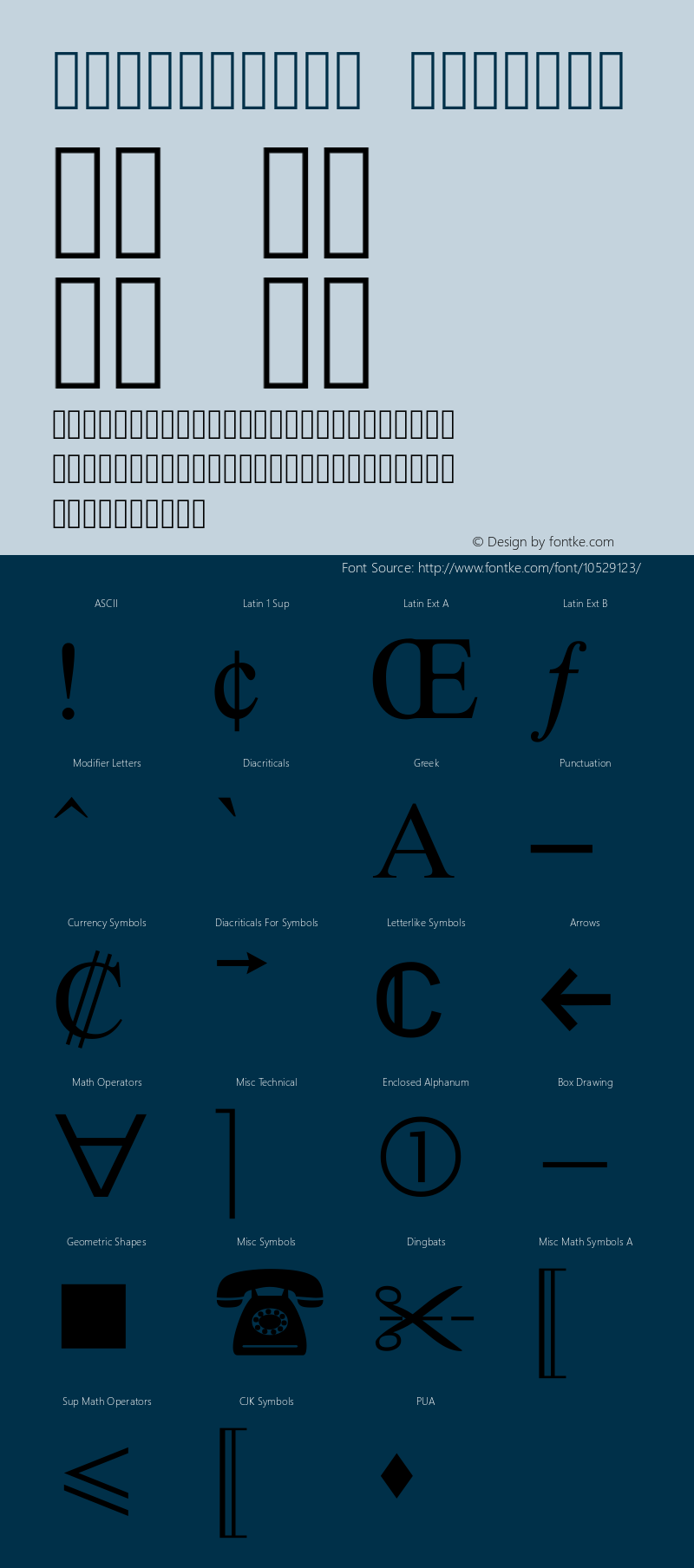 OpenSymbol Regular Version 102.3图片样张