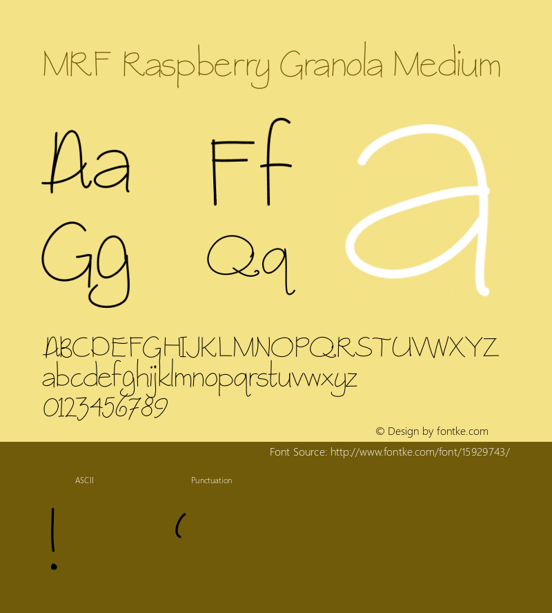 MRF Raspberry Granola Medium Version 001.000图片样张