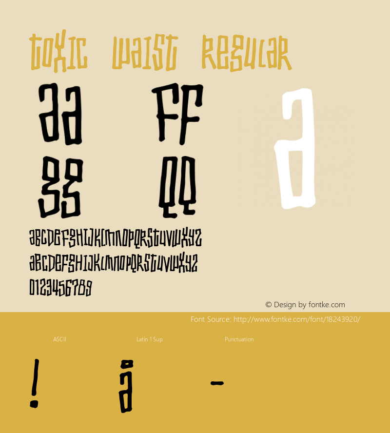 Toxic waist Regular 2图片样张