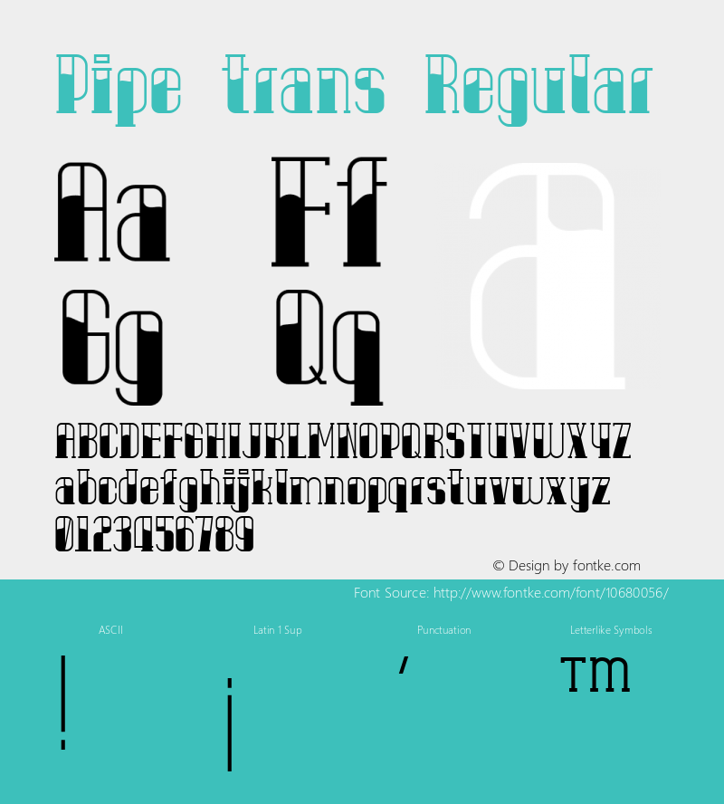 Pipe trans Regular Version 1.000图片样张