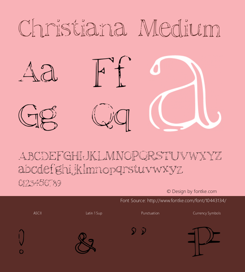 Christiana Medium Version 001.000图片样张