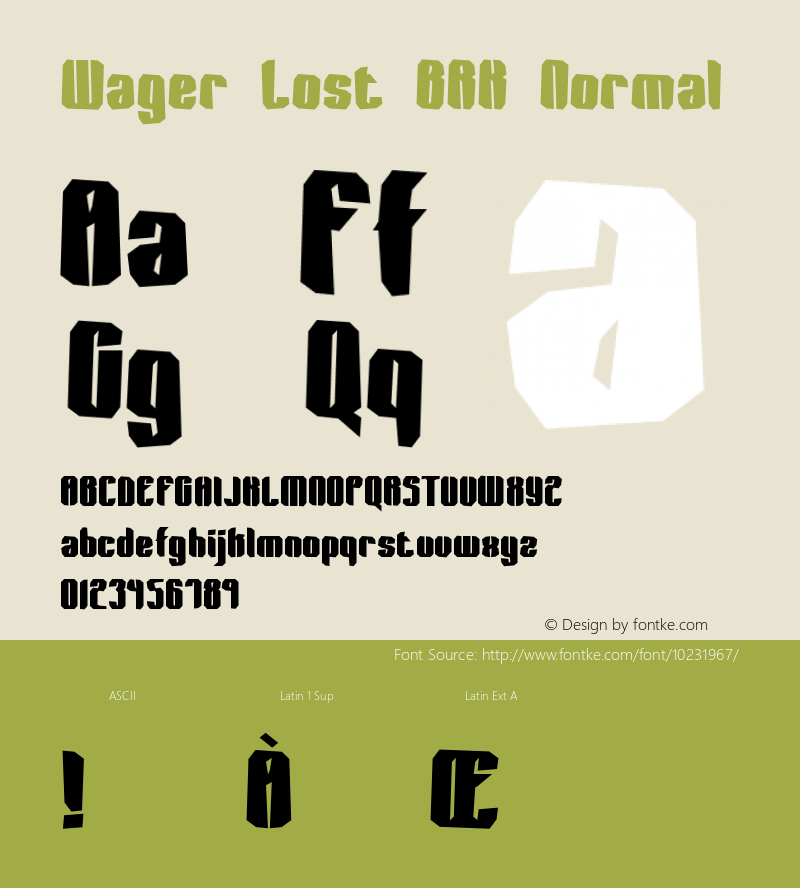 Wager Lost BRK Normal Version 1.03图片样张