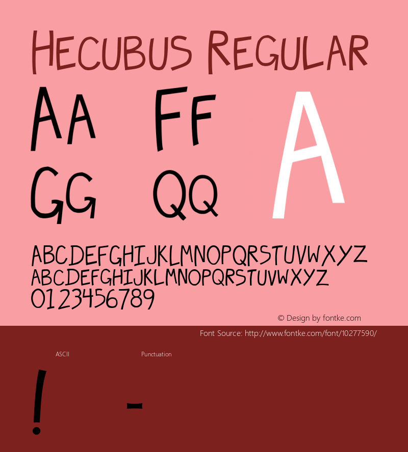 Hecubus Regular Hecubus图片样张
