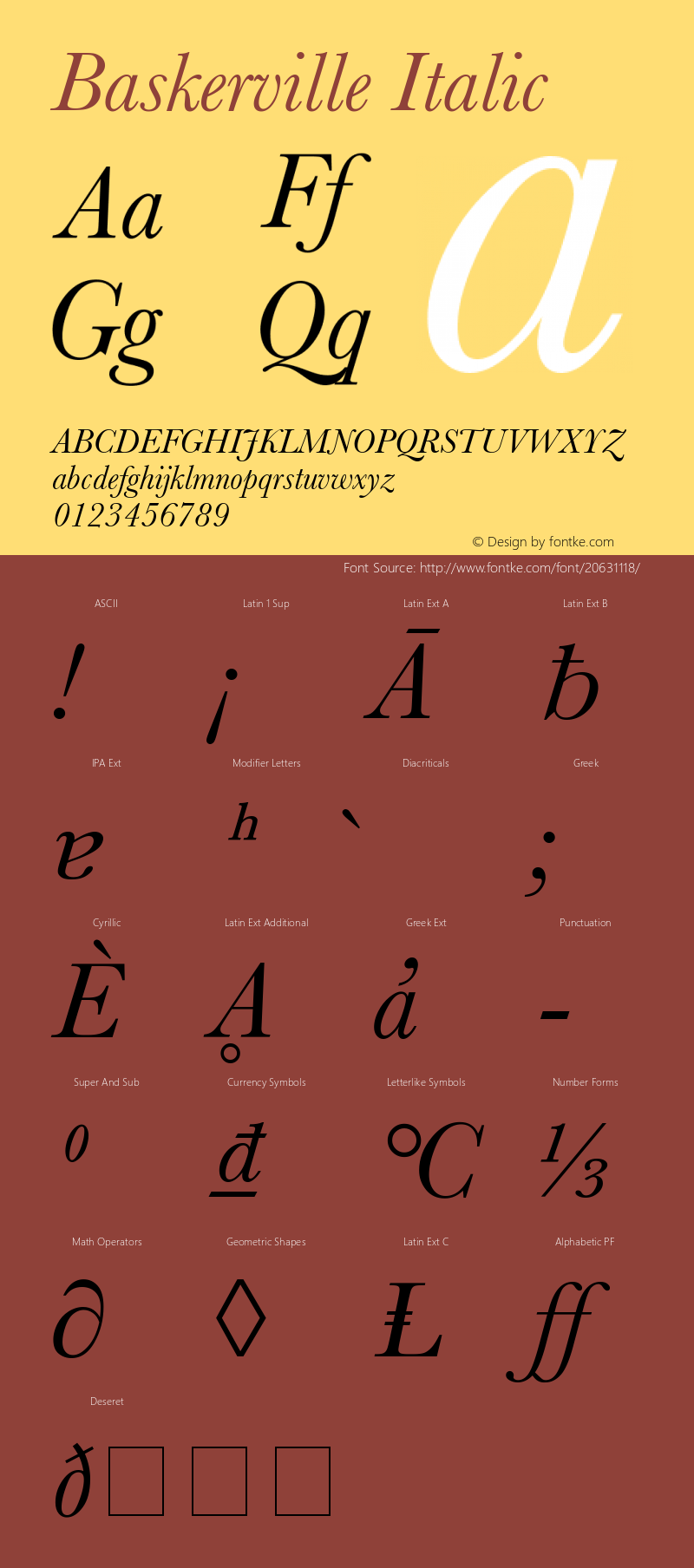 Baskerville Italic 10.0d1e1图片样张