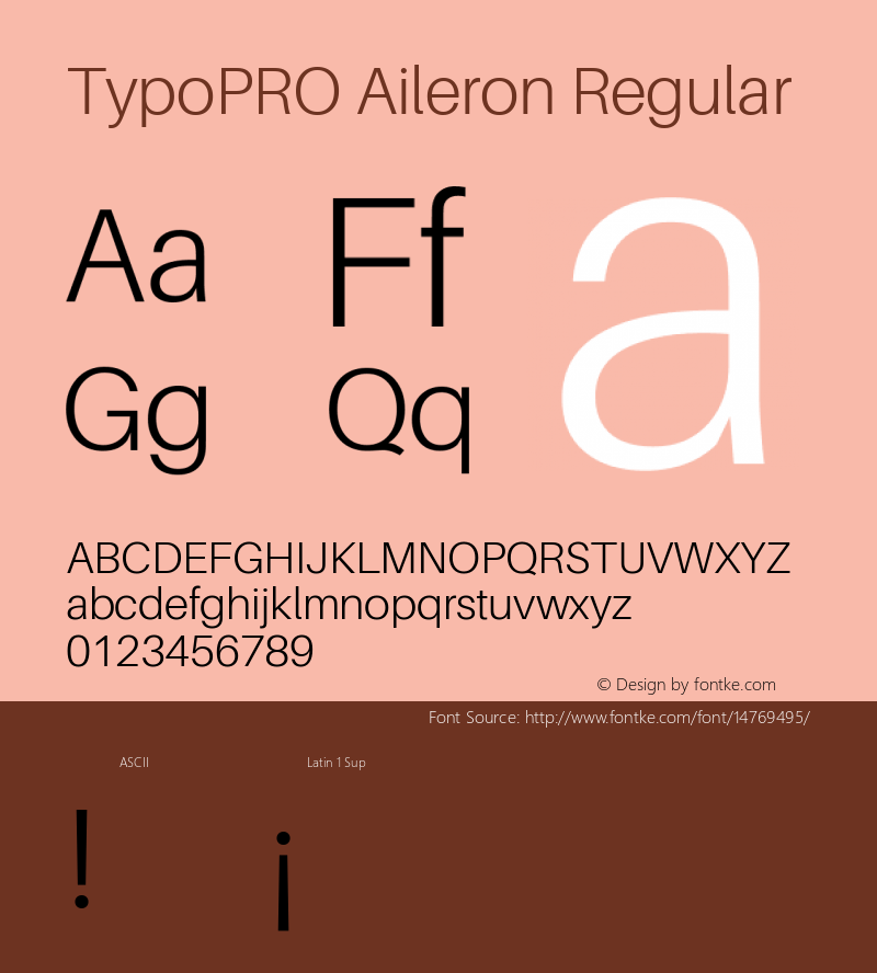 TypoPRO Aileron Regular Version 1.000;PS 001.000;hotconv 1.0.70;makeotf.lib2.5.58329图片样张