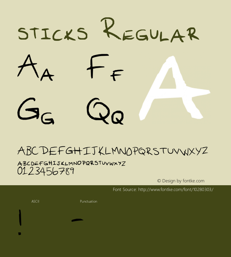 sticks Regular Lanier My Font Tool for Tablet PC 1.0图片样张