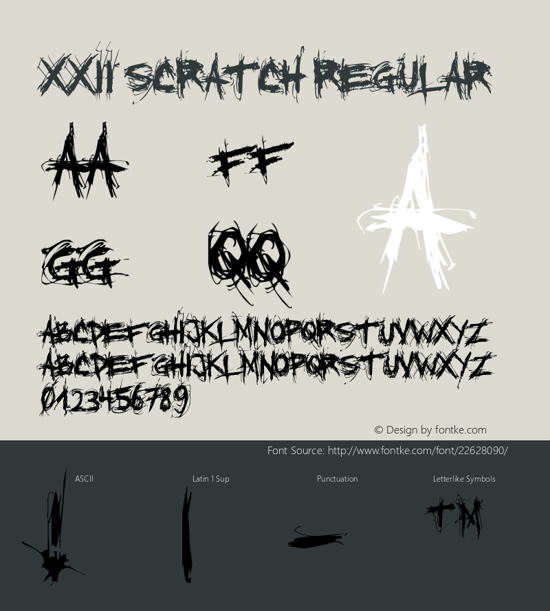 XXII SCRATCH Version 2.0图片样张