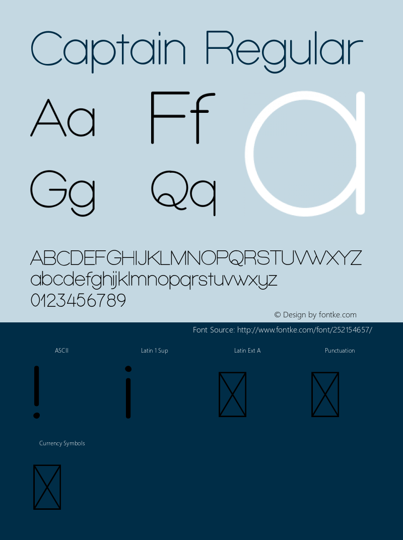 Captain Version 1.001;Fontself Maker 3.5.7图片样张