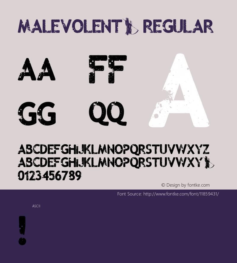 Malevolentz Regular Version 1.00 2013图片样张