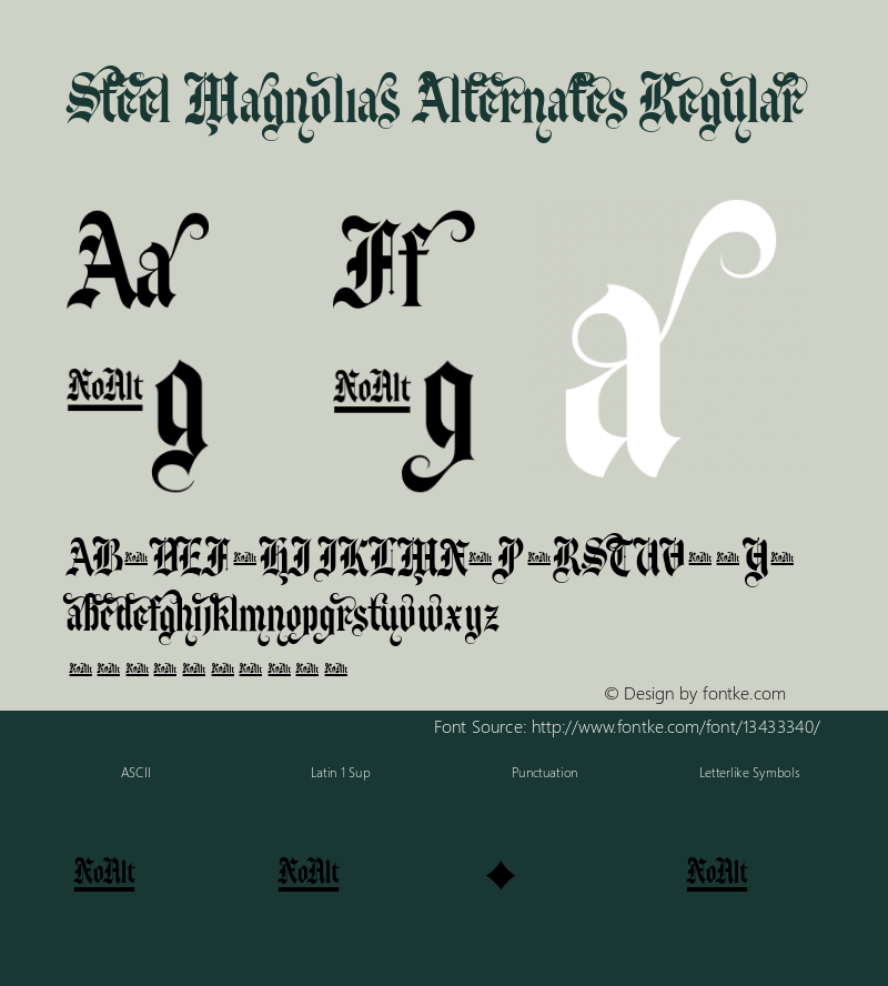 Steel Magnolias Alternates Regular Version 001.001图片样张