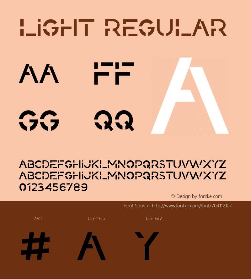 LIGHT Version 1.002;Fontself Maker 3.5.1图片样张