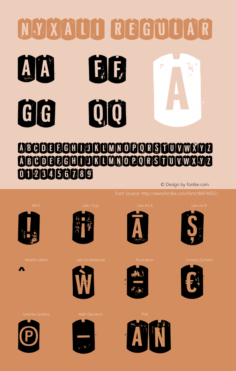 Nyxali Regular OTF 1.100;PS 001.001;Core 1.0.29图片样张
