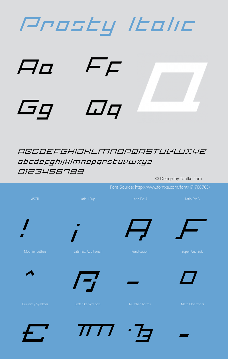 Prosty Italic 001.020.06.26图片样张