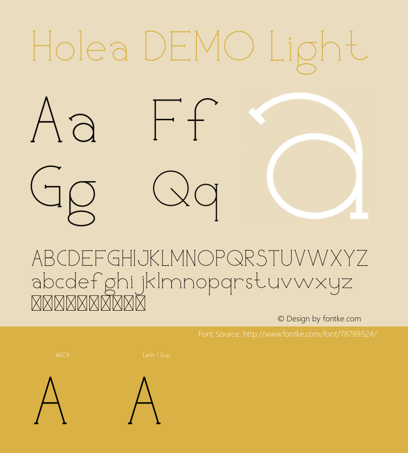 Holea DEMO Light Version 1.002;Fontself Maker 3.1.2图片样张