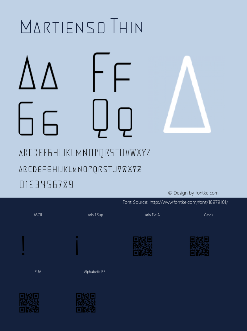 Martienso Thin Version 1.00 March 18, 2017, initial release图片样张