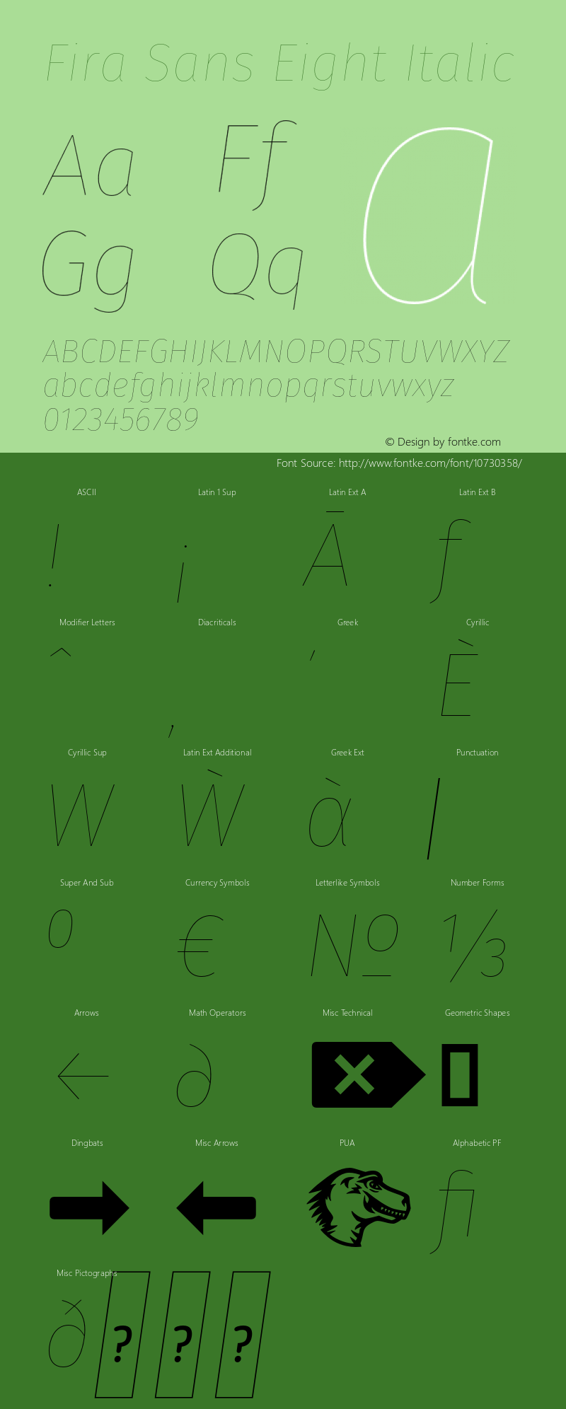 Fira Sans Eight Italic Version 3.111;PS 003.111;hotconv 1.0.70;makeotf.lib2.5.58329图片样张