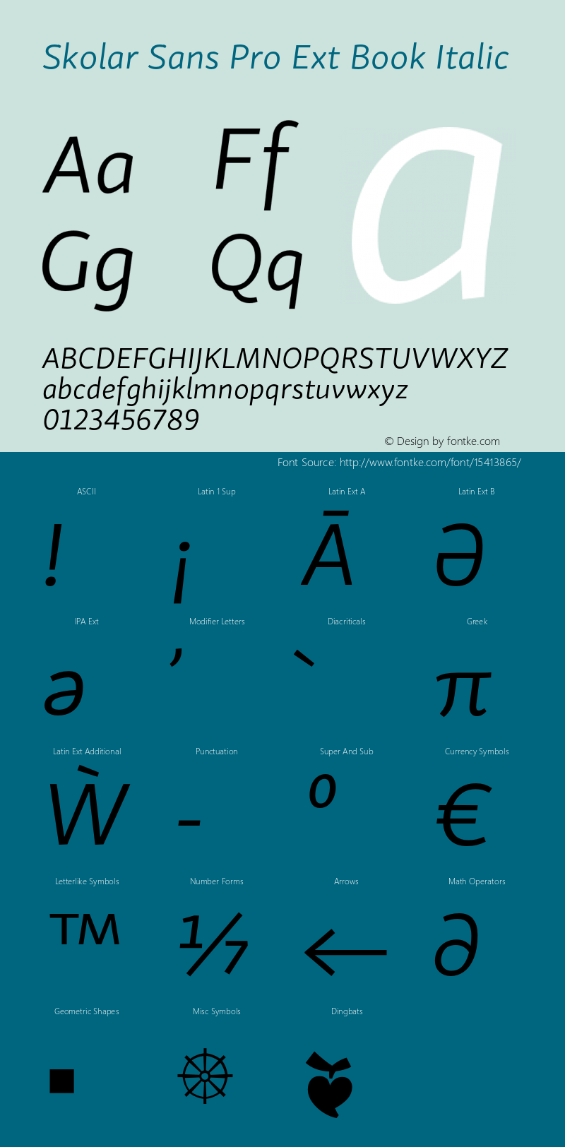 Skolar Sans Pro Ext Book Italic Version 1.000;PS 001.001;hotconv 1.0.56图片样张