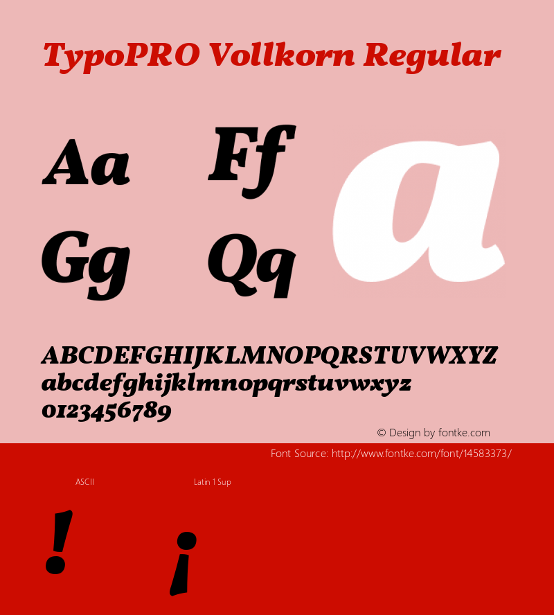 TypoPRO Vollkorn Regular Version 2.001图片样张