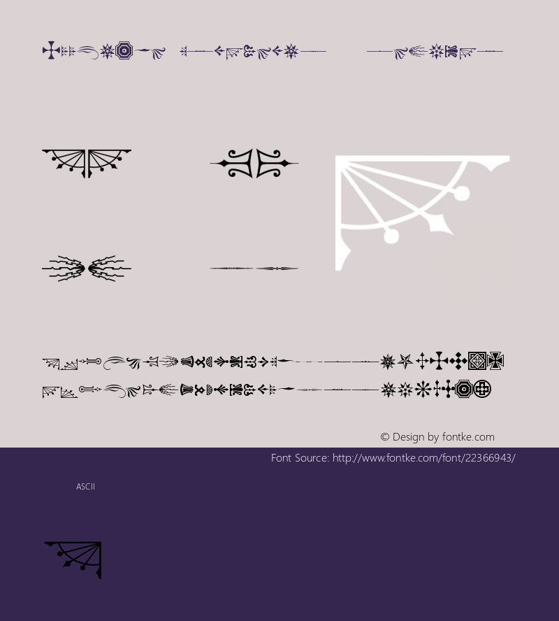 WoodtypeOrnaments-One 001.000图片样张