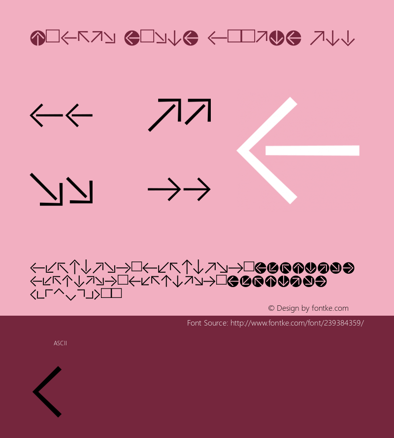 Vialog Signs Arrows One Version 1.001图片样张