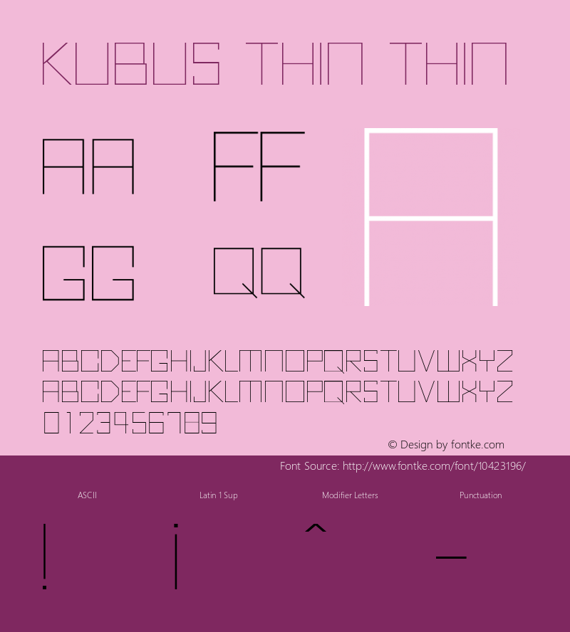 Kubus Thin Thin Version 1.00 2012图片样张