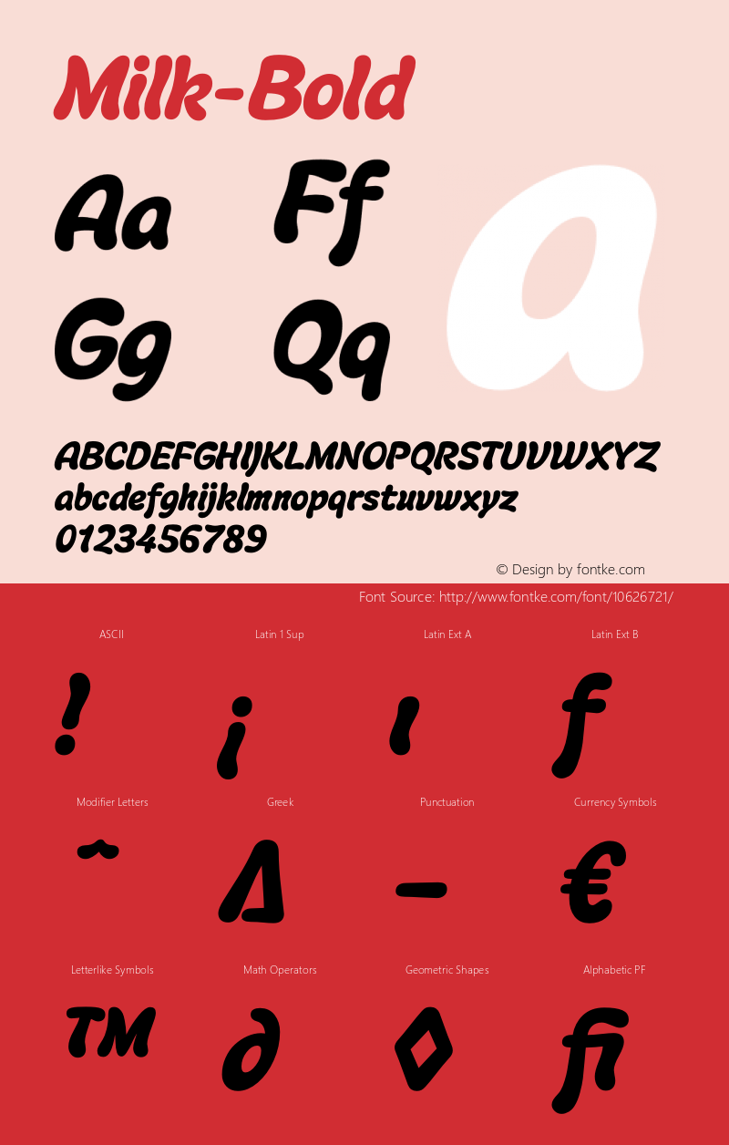 Milk-Bold ☞ Version 001.000;com.myfonts.hubertjocham.milk.bold.wfkit2.343U图片样张